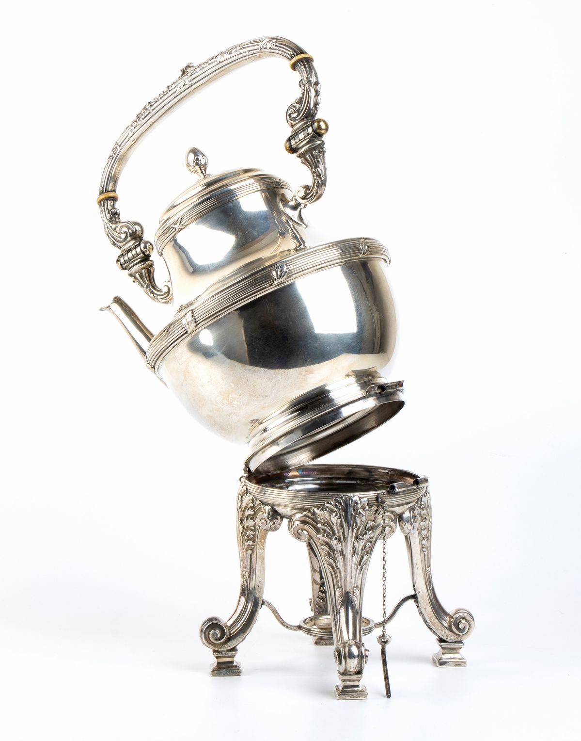 Tea Kettle Italiano Argento - Inizio XX Secolo