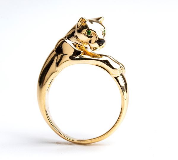 Cartier panthere ring discount gold