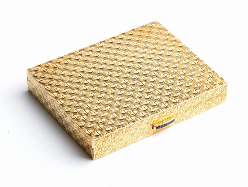 BULGARI: porta cipria in oro 18K, anni ' 40