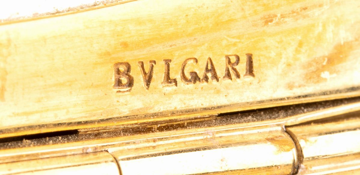 BULGARI: porta cipria in oro 18K, anni ' 40