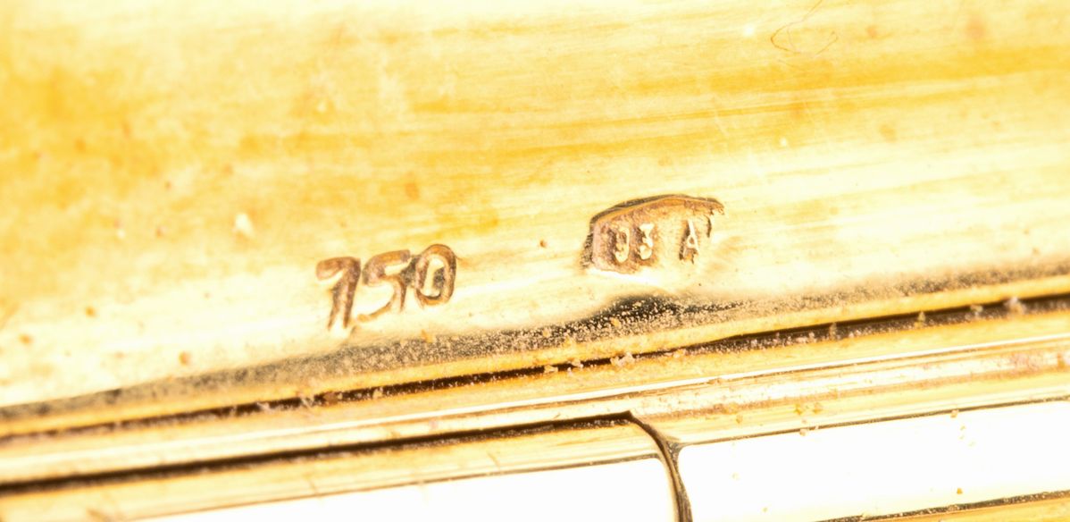 BULGARI: porta cipria in oro 18K, anni ' 40