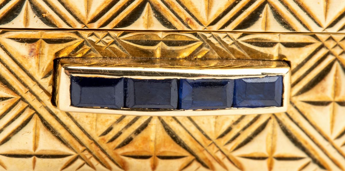 BULGARI: porta cipria in oro 18K, anni ' 40