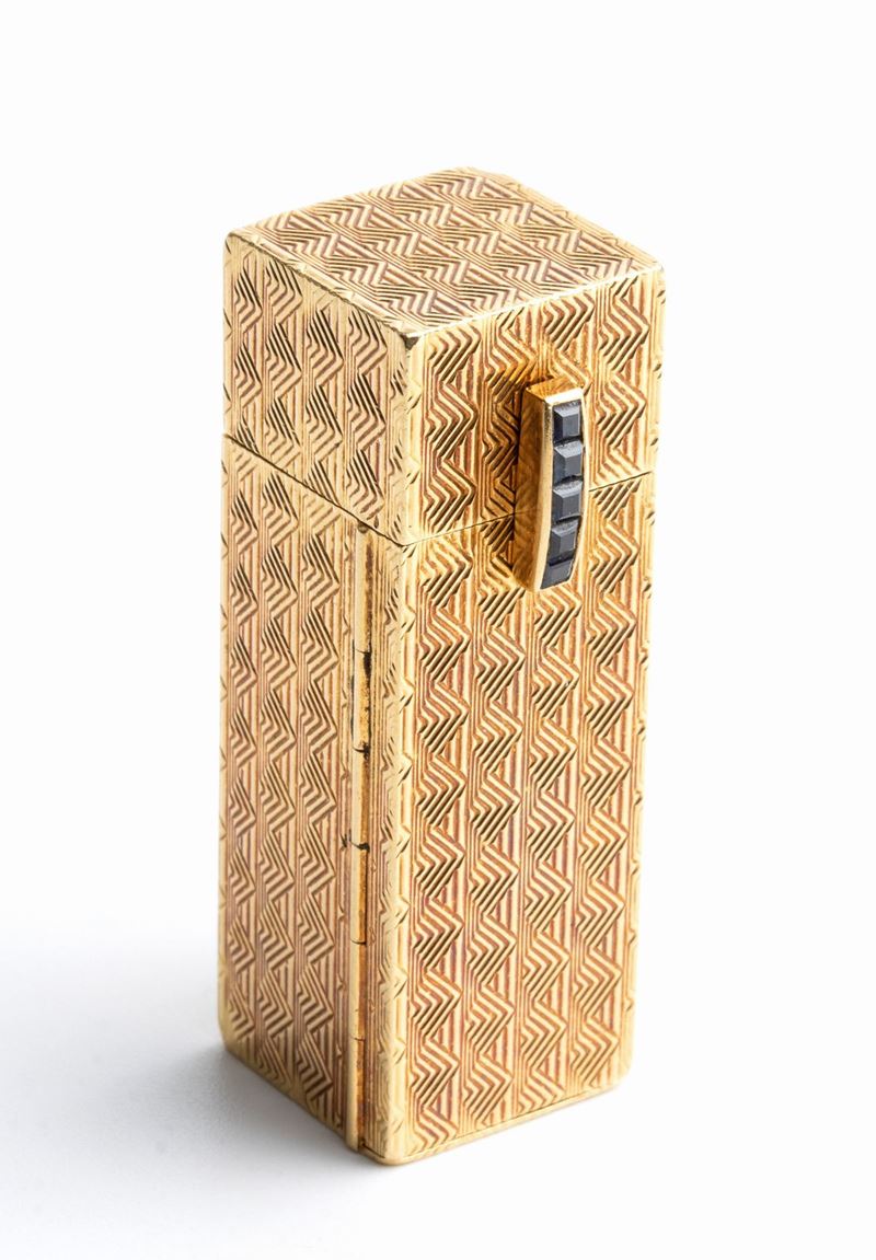 BULGARI: porta rossetto in oro 18K, anni '40