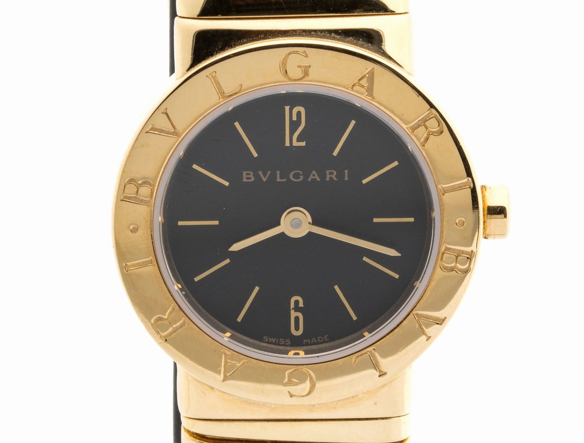 Bulgari Bulgari: Orologio da Polso Tubogass in Oro 18k Ref. Bb232t