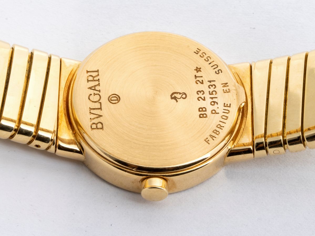 Bulgari Bulgari: Orologio da Polso Tubogass in Oro 18k Ref. Bb232t