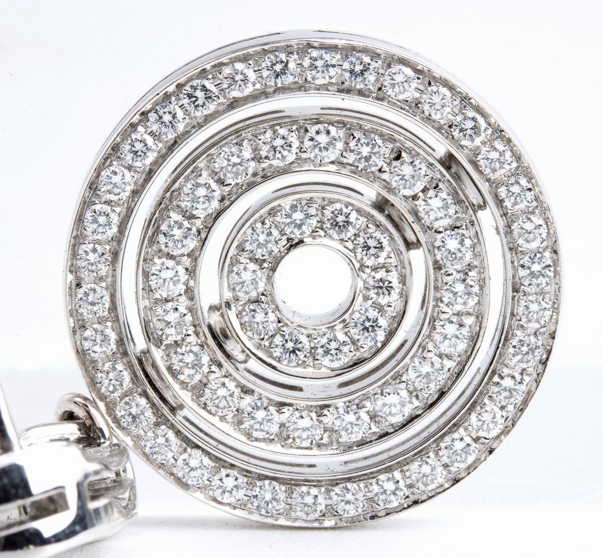 BULGARI, collezione Astrale: orecchini pendenti in oro con diamanti