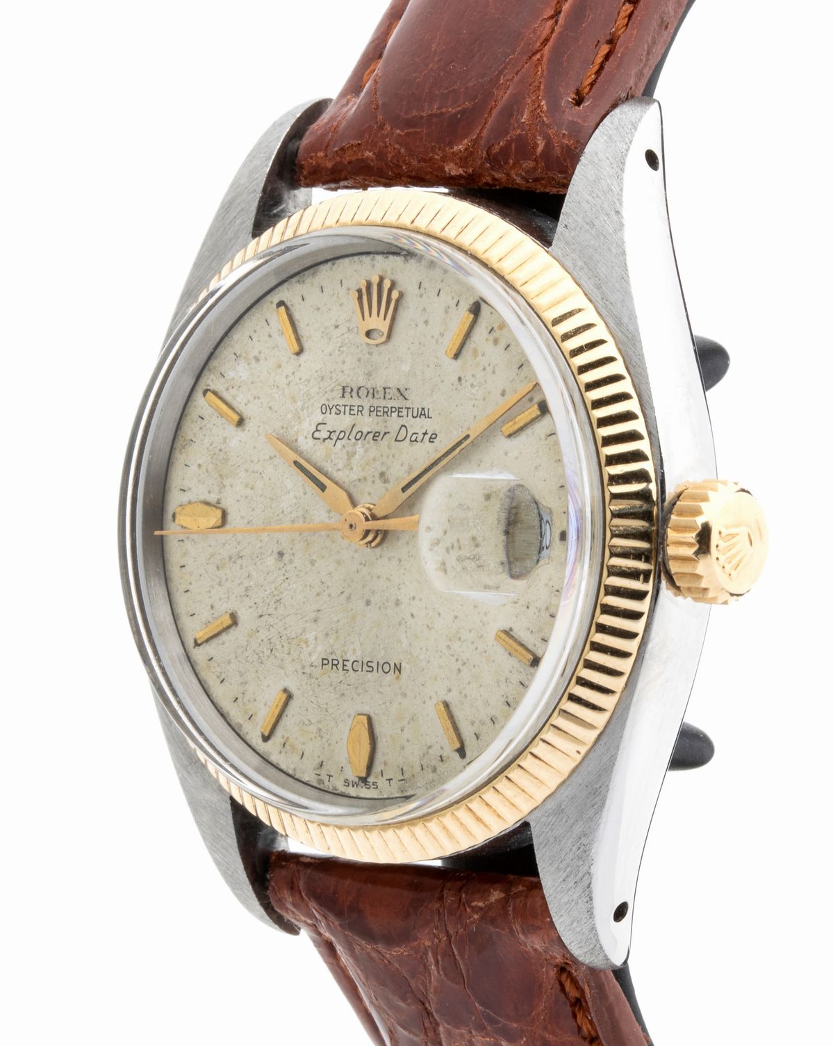 Rolex Explorer Date: Rarissimo Orologio da Polso in Acciaio e Oro Ref. 5701, 1960