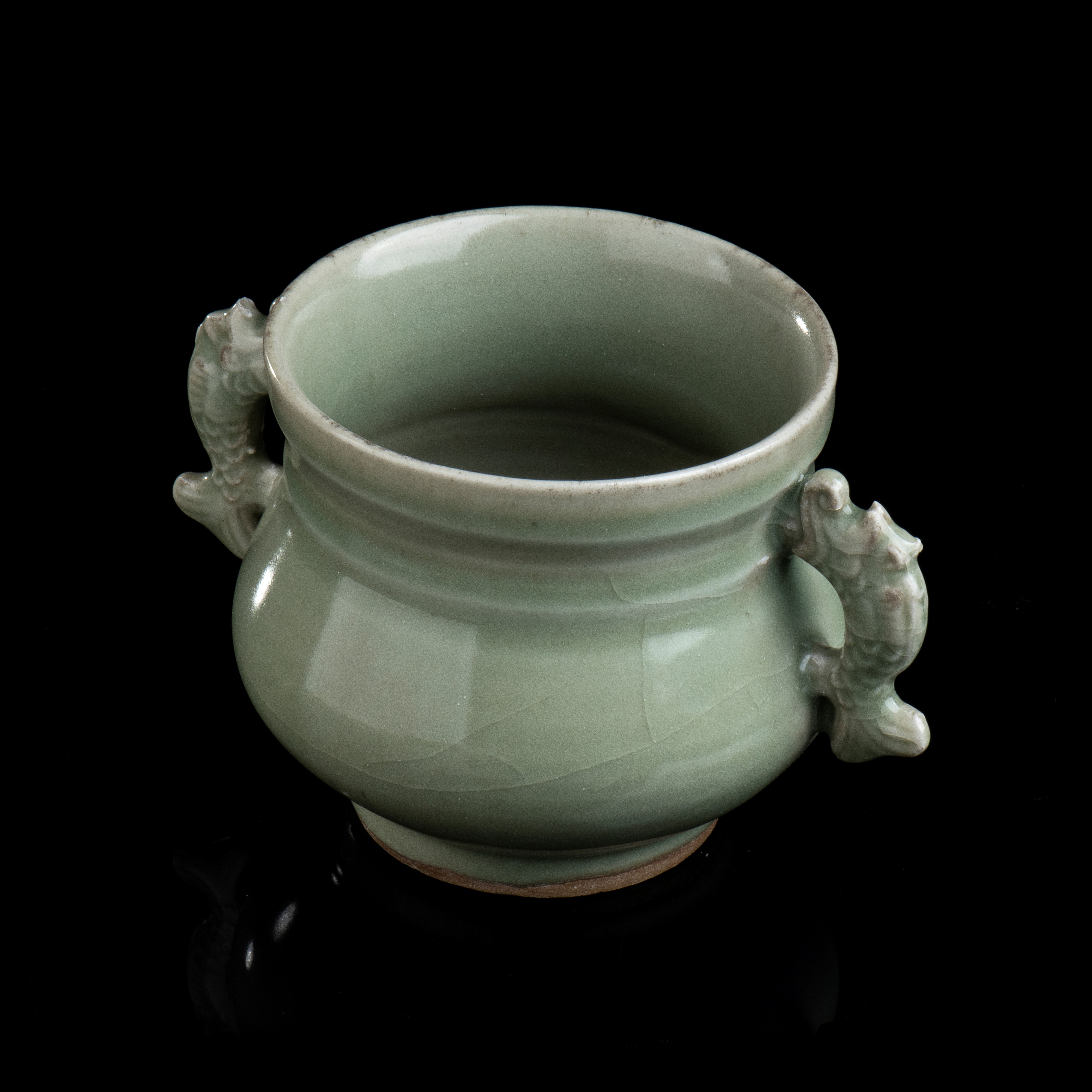Incensiere in Ceramica con Invetriatura Céladon