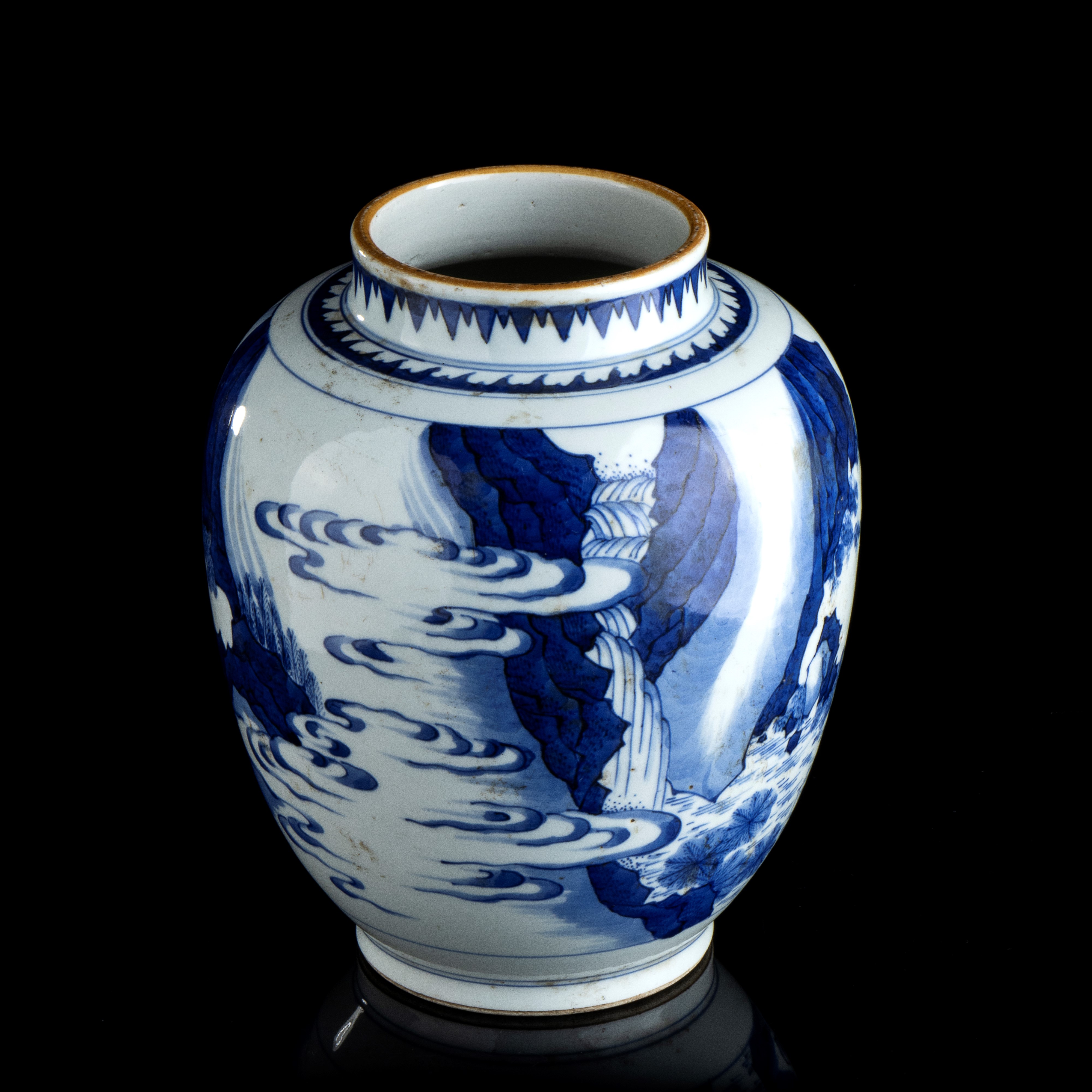 Giara in Porcellana 'bianco e Blu'