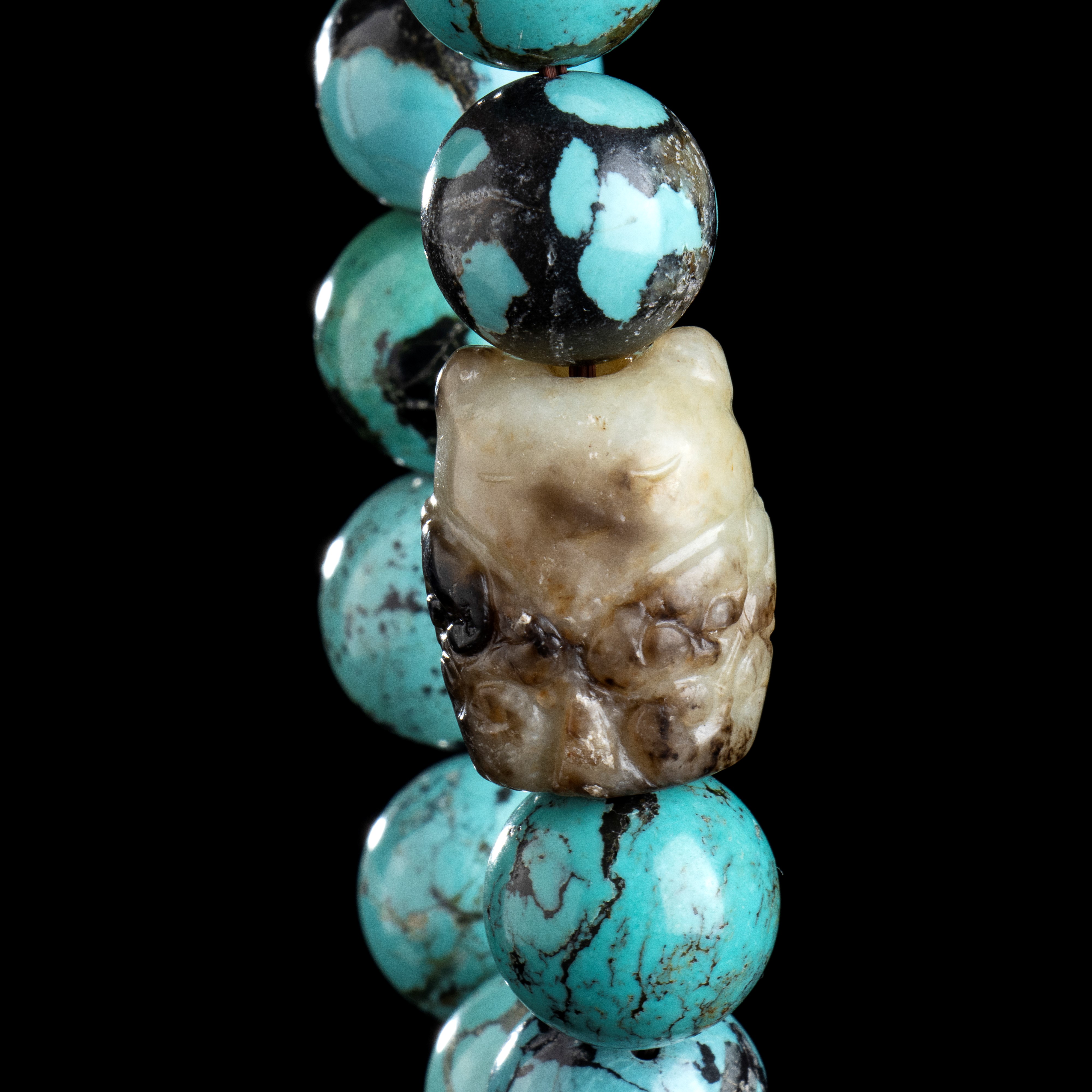 BRACCIALE IN TURCHESE E GIADA