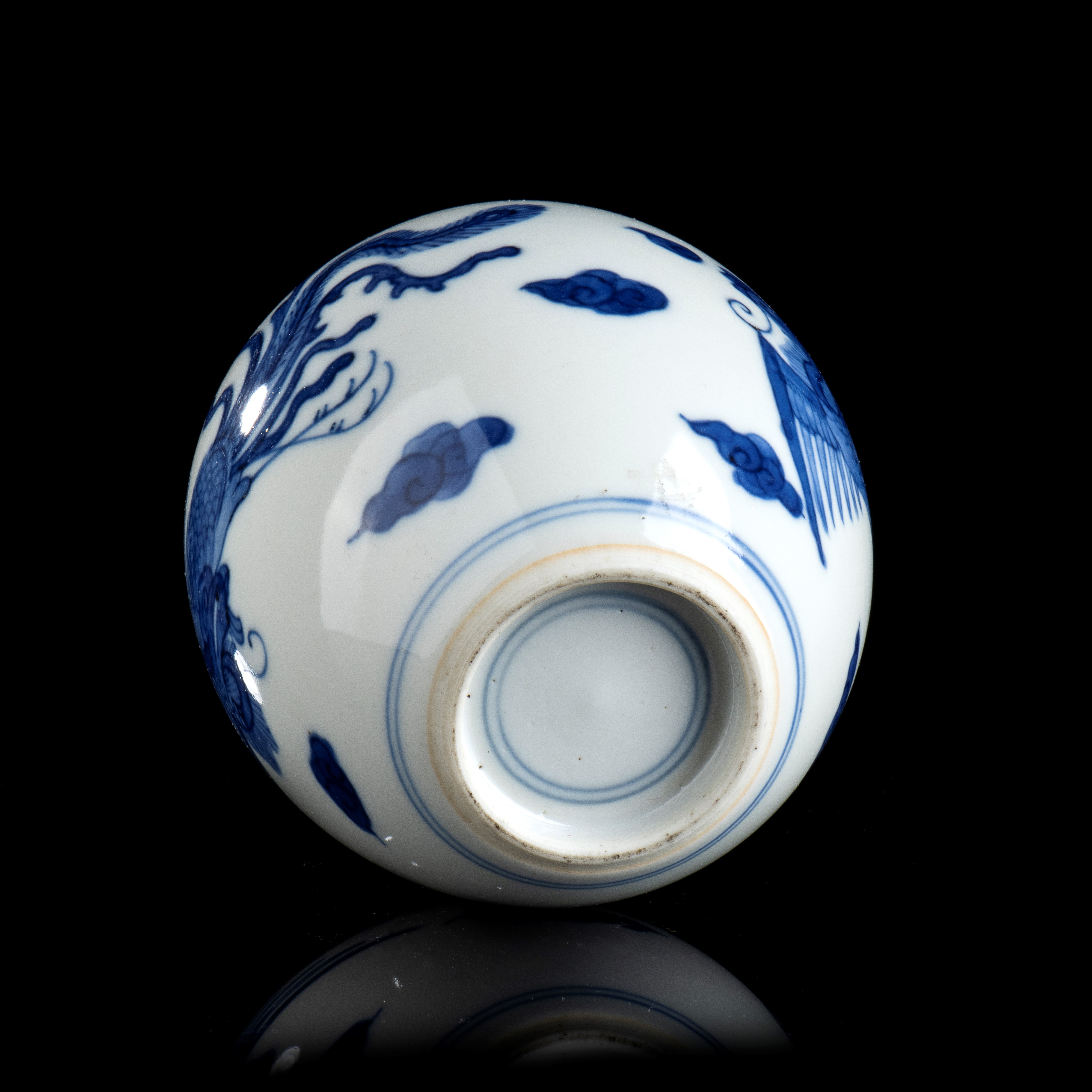 Piccola Giara in Porcellana 'bianco e Blu'