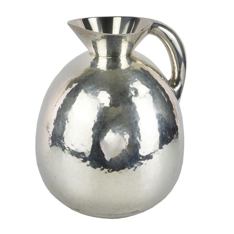 Caraffa in Argento Martellato 800/1000