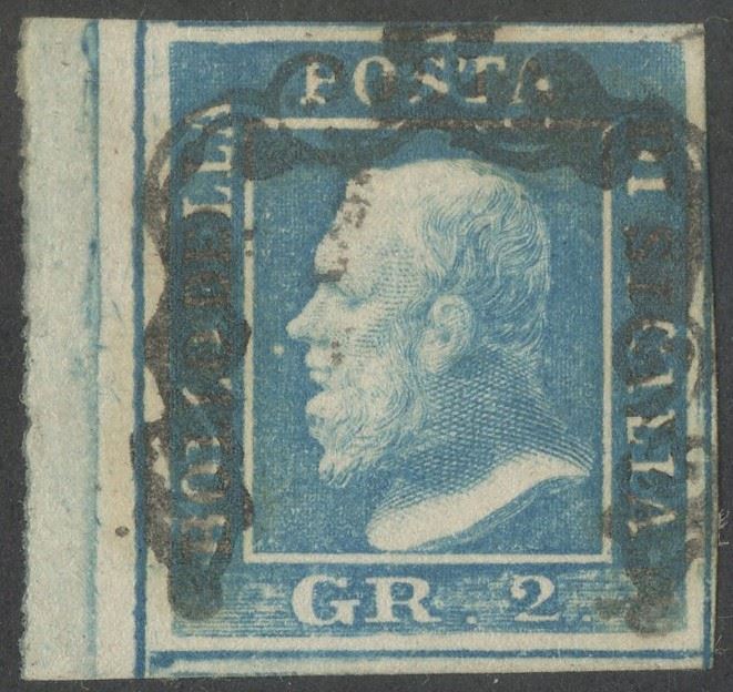 Emilio Diena, Alberto Diena, Sicilia, 2 gr azzurro II (tavola n. 7)