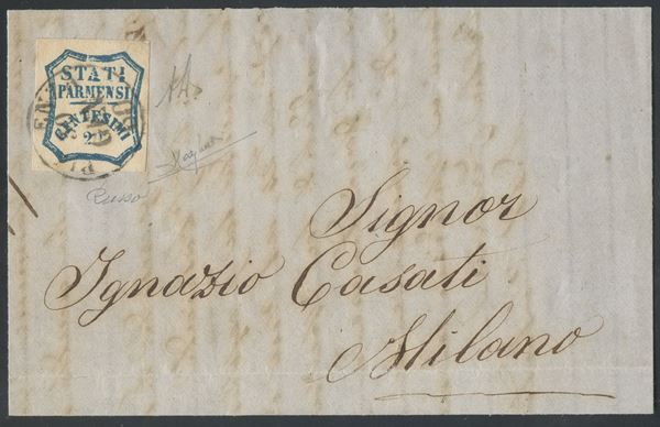 Parma - Gov. Provvisorio  - Auction Post and Postal History - Bertolami Fine Art - Casa d'Aste