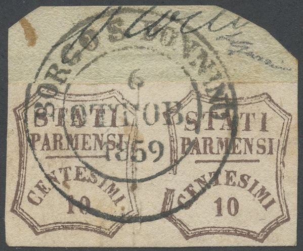 Parma - Gov. Provvisorio  - Auction Post and Postal History - Bertolami Fine Art - Casa d'Aste