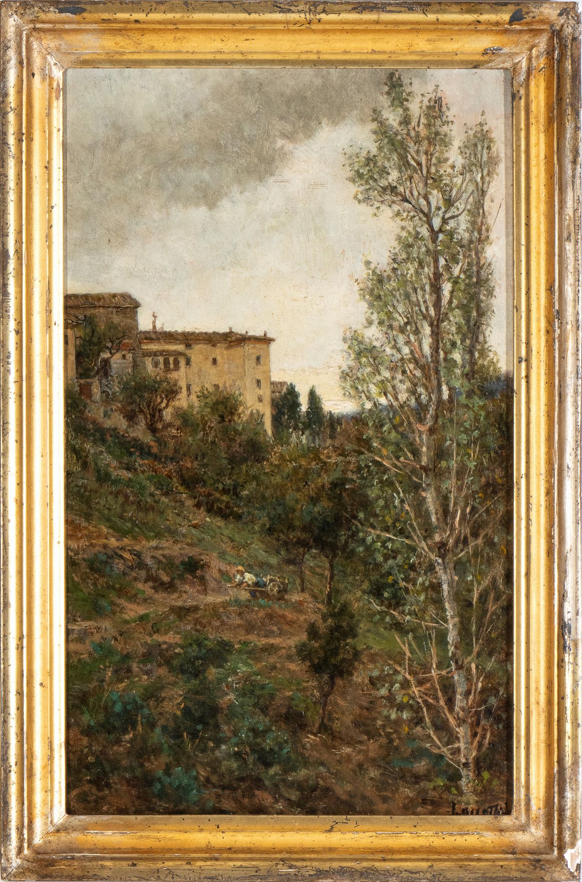 Valerio Laccetti - Paesaggio con Carruolante