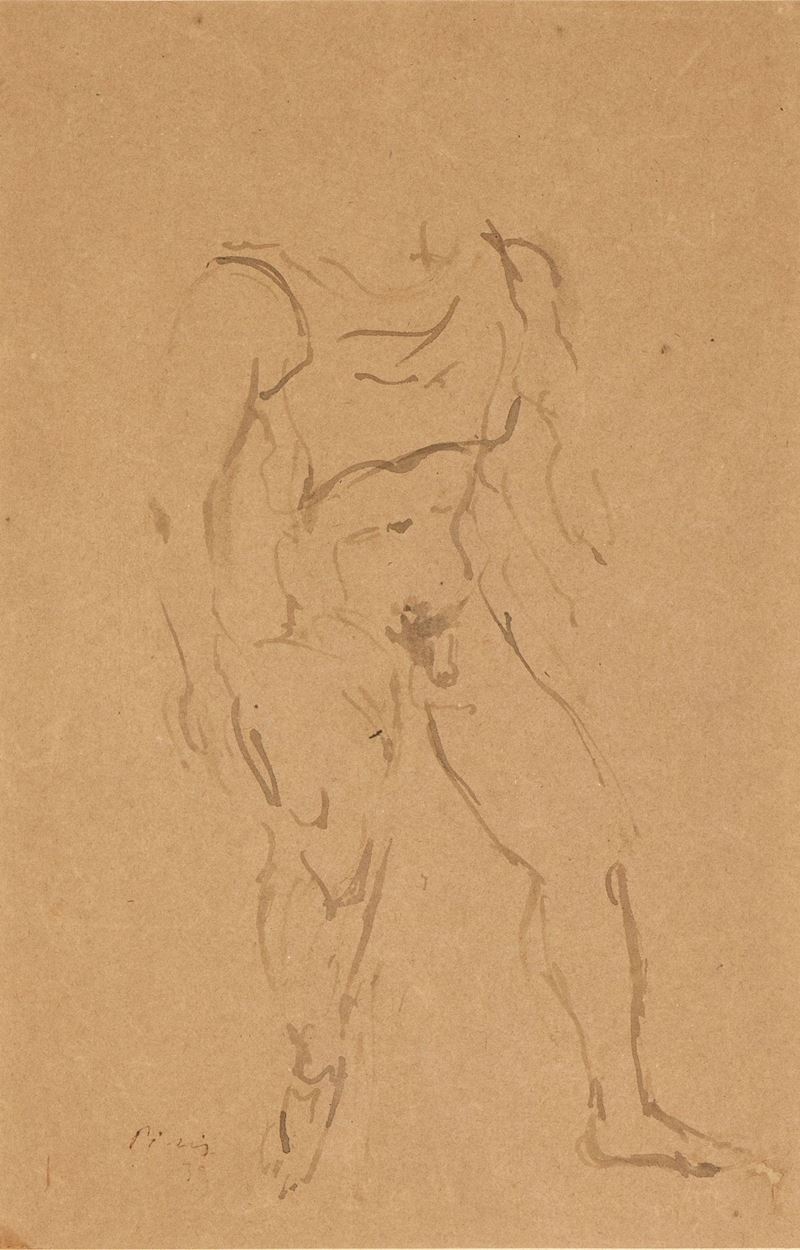 Filippo De Pisis - Nudo Maschile