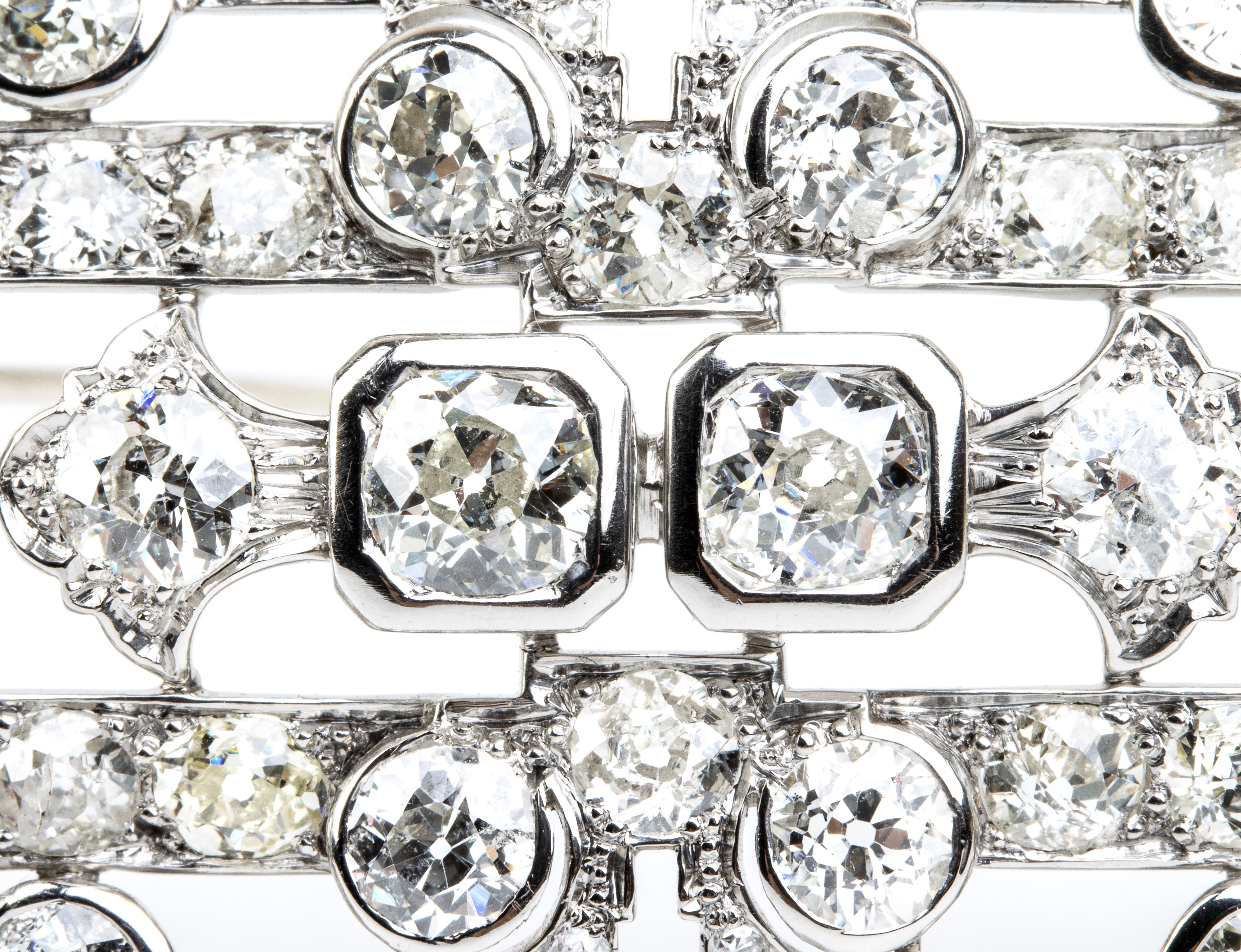 Spilla in Platino con Diamanti - Anni 30