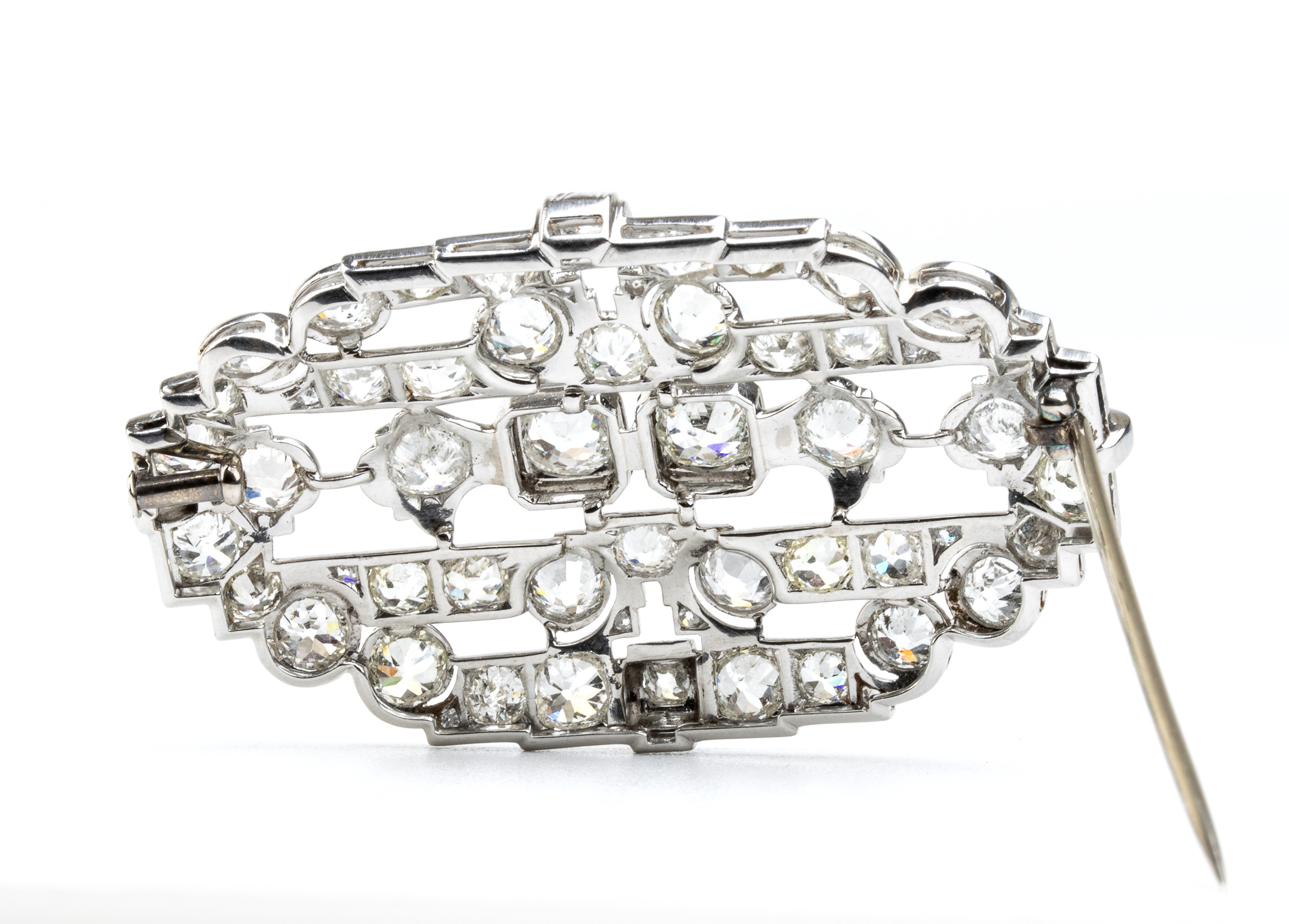 Spilla in Platino con Diamanti - Anni 30