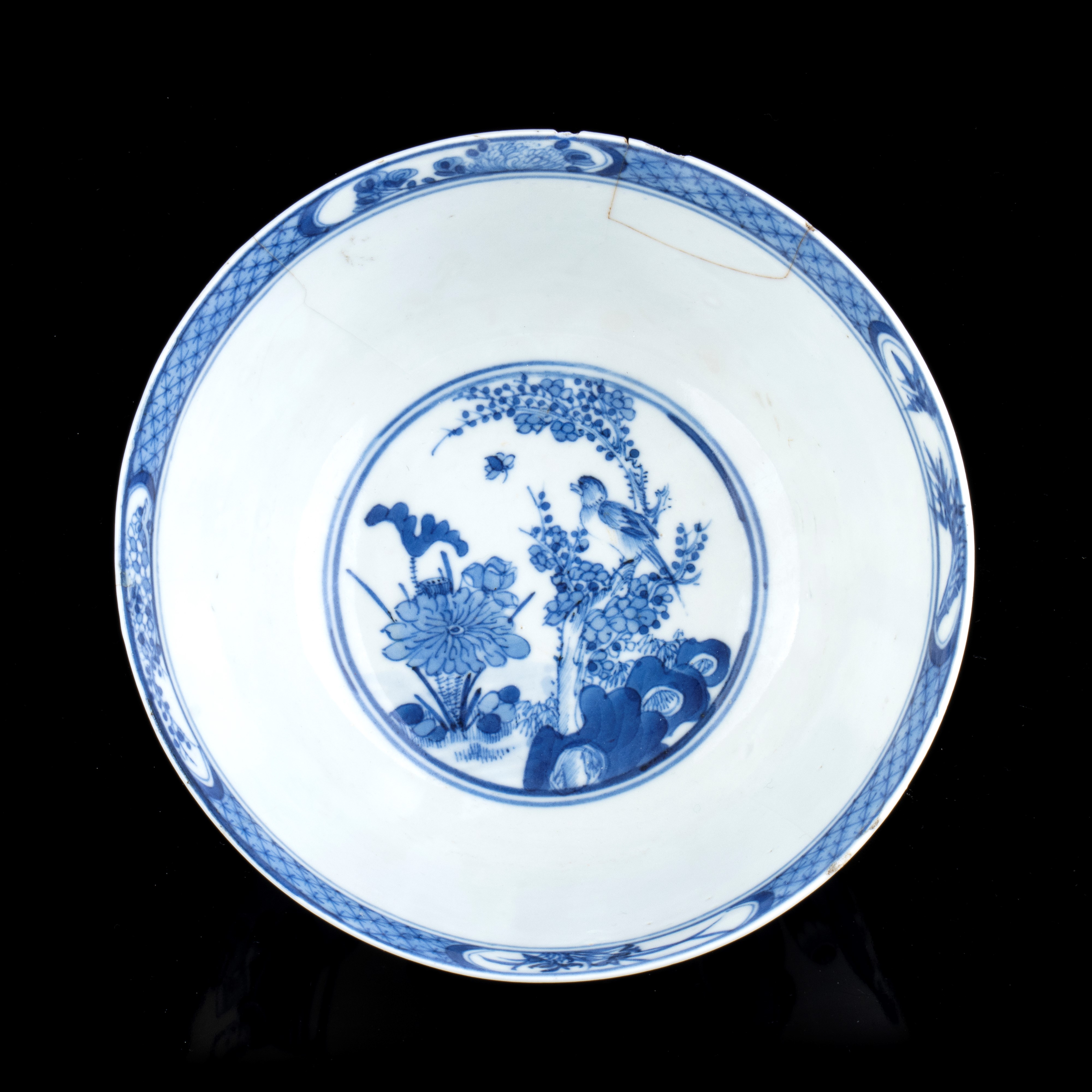 CIOTOLA IN PORCELLANA 'BIANCO E BLU'