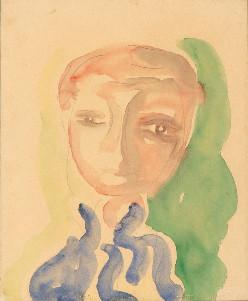 Virgilio Guidi - Ritratto Femminile