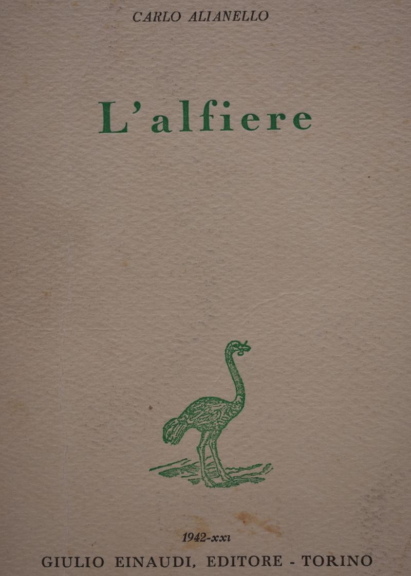 Alianello, Carlo. L’alfiere. 1942.