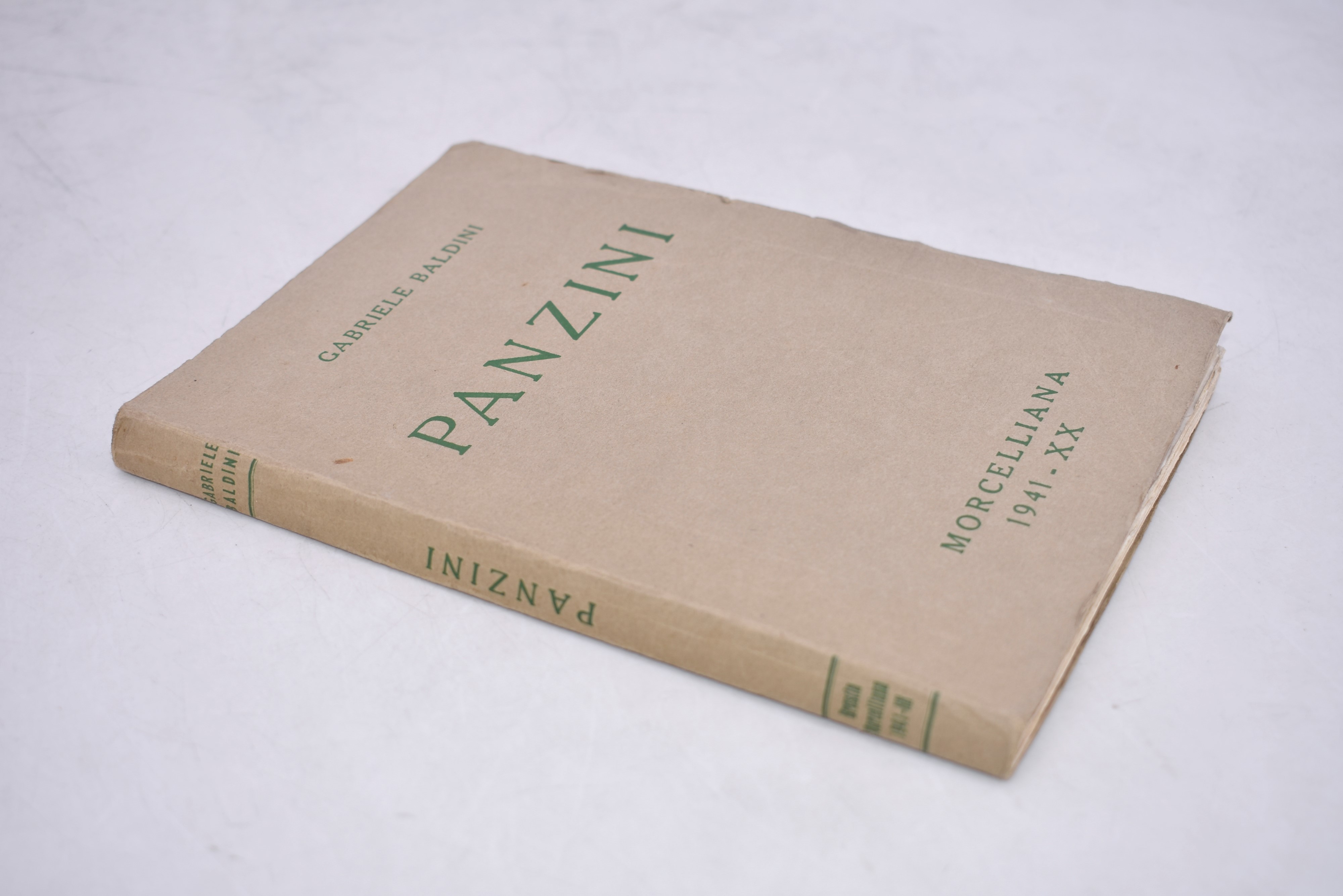Baldini, Gabriele. Panzini. Saggio Critico. 1941.