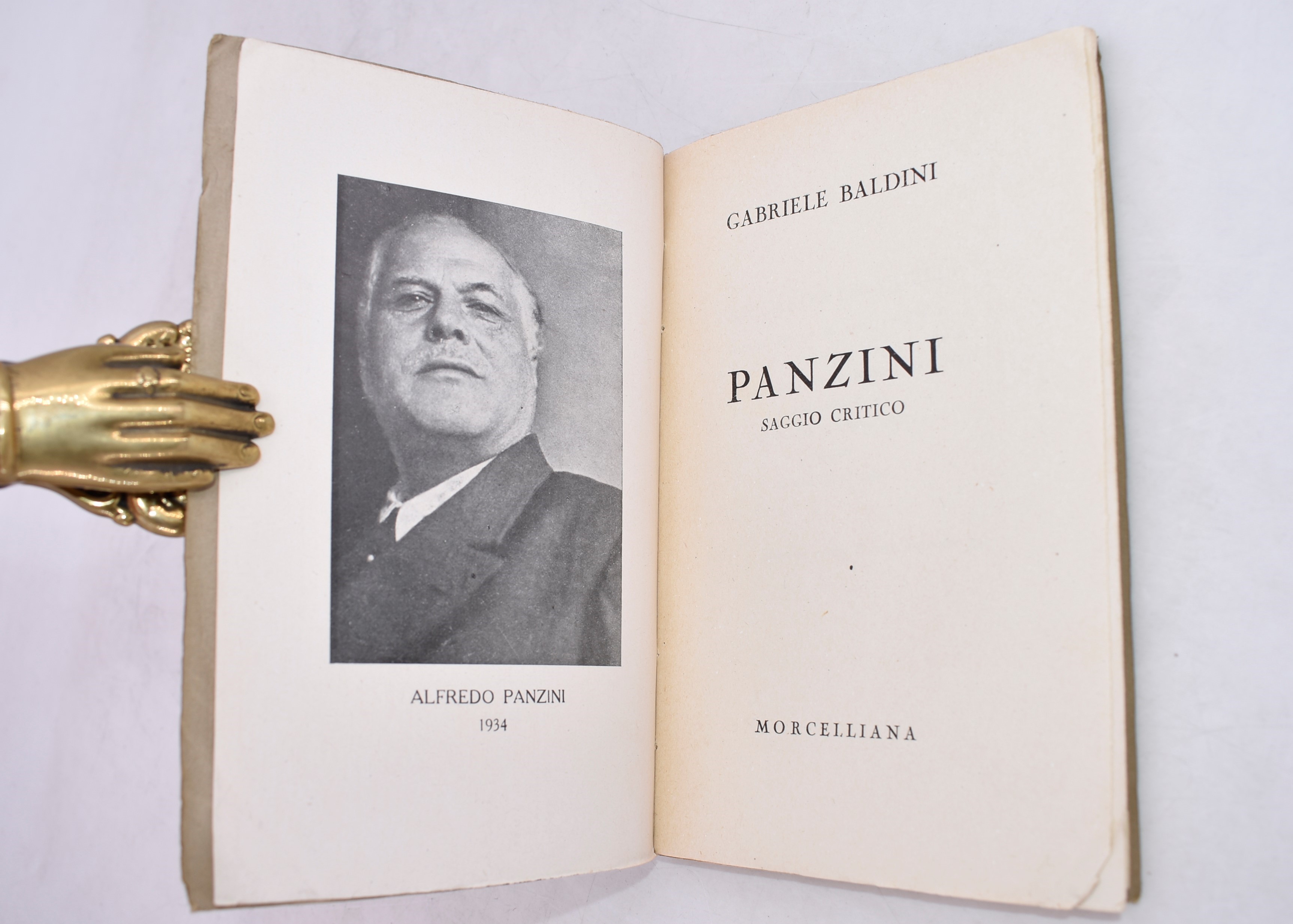 Baldini, Gabriele. Panzini. Saggio Critico. 1941.