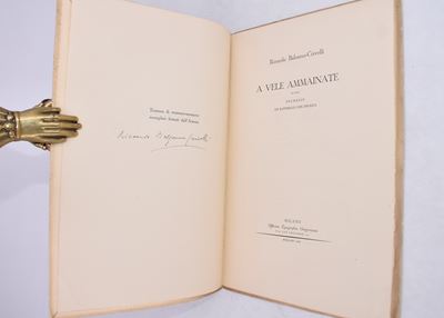 Balsamo-crivelli, Riccardo. a Vele Ammainate. Rime, Premesso un Battibecco con Ippolita. 1935.