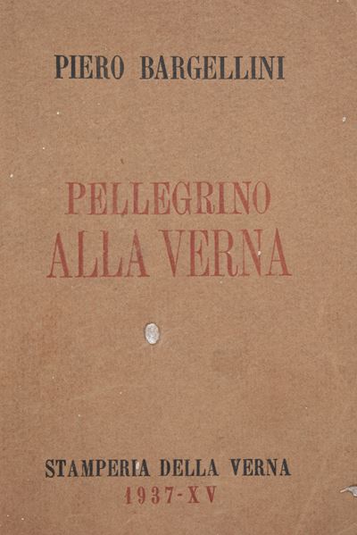 Bargellini, Piero. Pellegrino alla Verna. 1937.