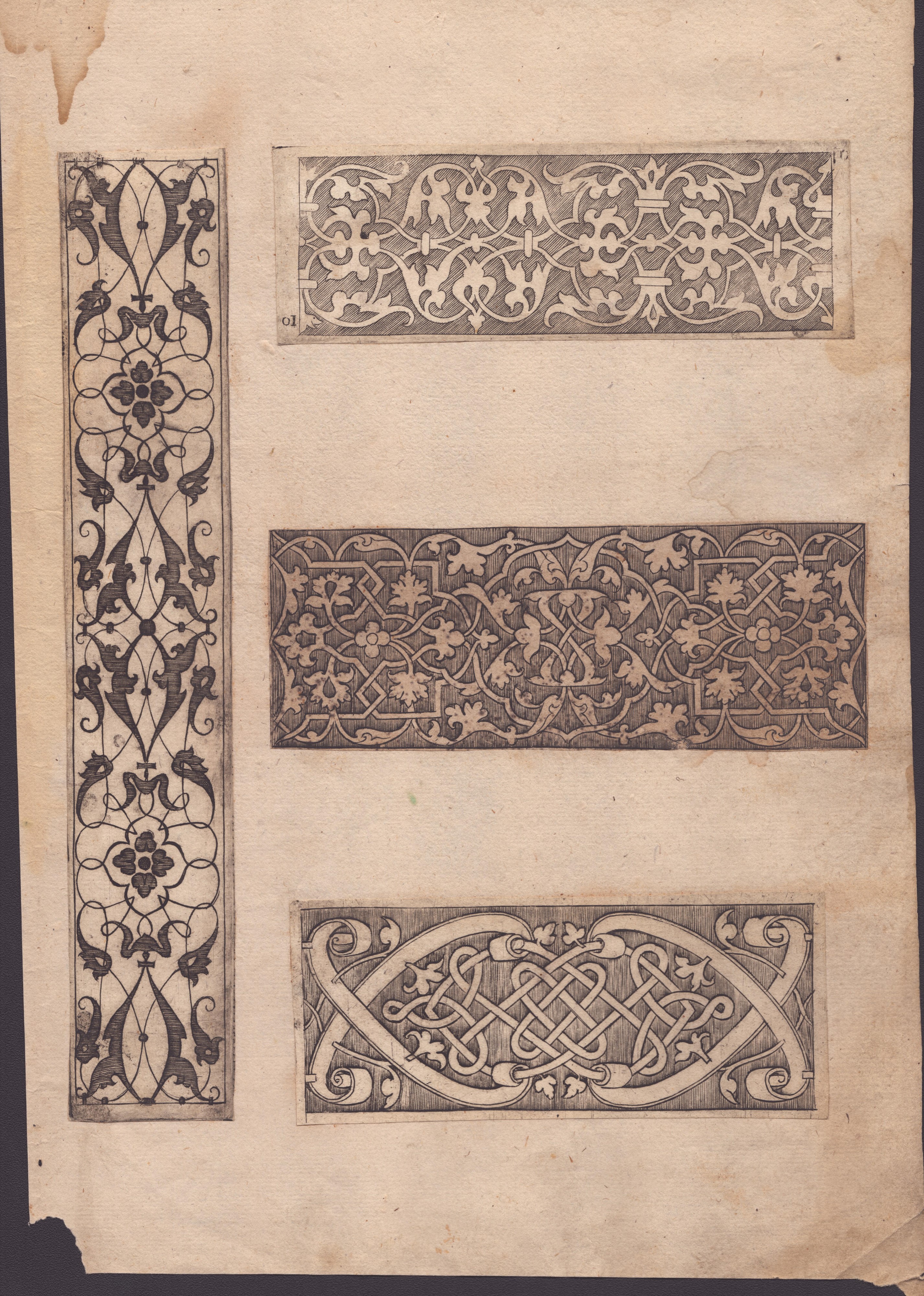 4 Fregi Ornamentali