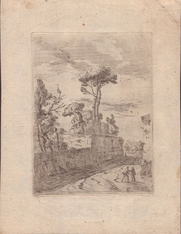 Paolo Anesi - Scorcio di Roma