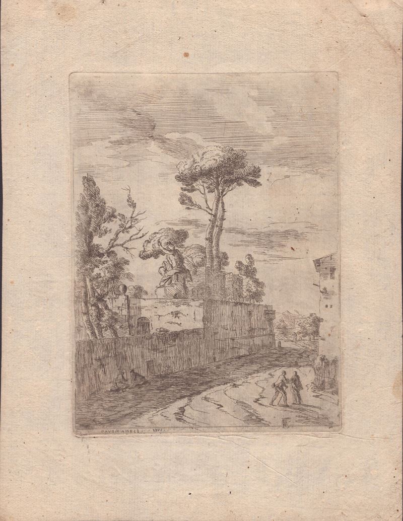 Paolo Anesi - Scorcio di Roma