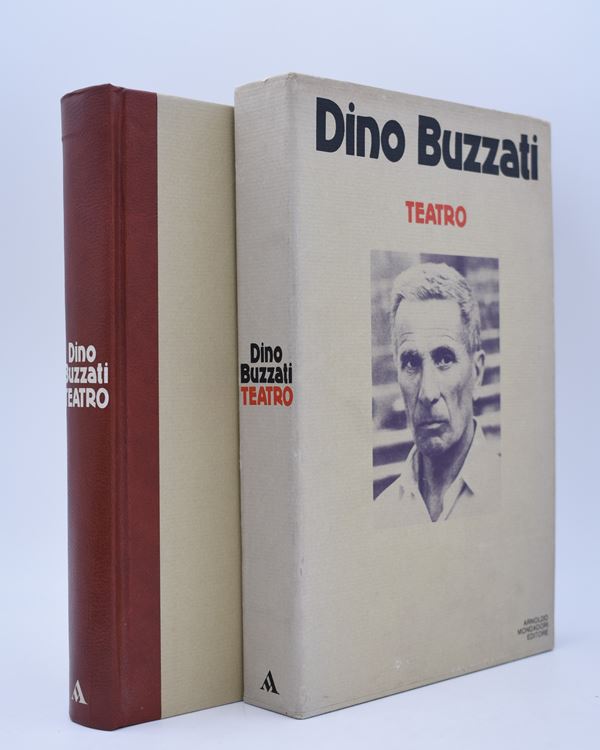BUZZATI, Dino. TEATRO. 1980.  - Auction Ancient and rare books, italian first editions of 20th century - Bertolami Fine Art - Casa d'Aste