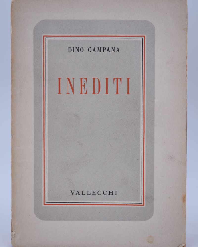 Campana, Dino. Inediti. 1942.