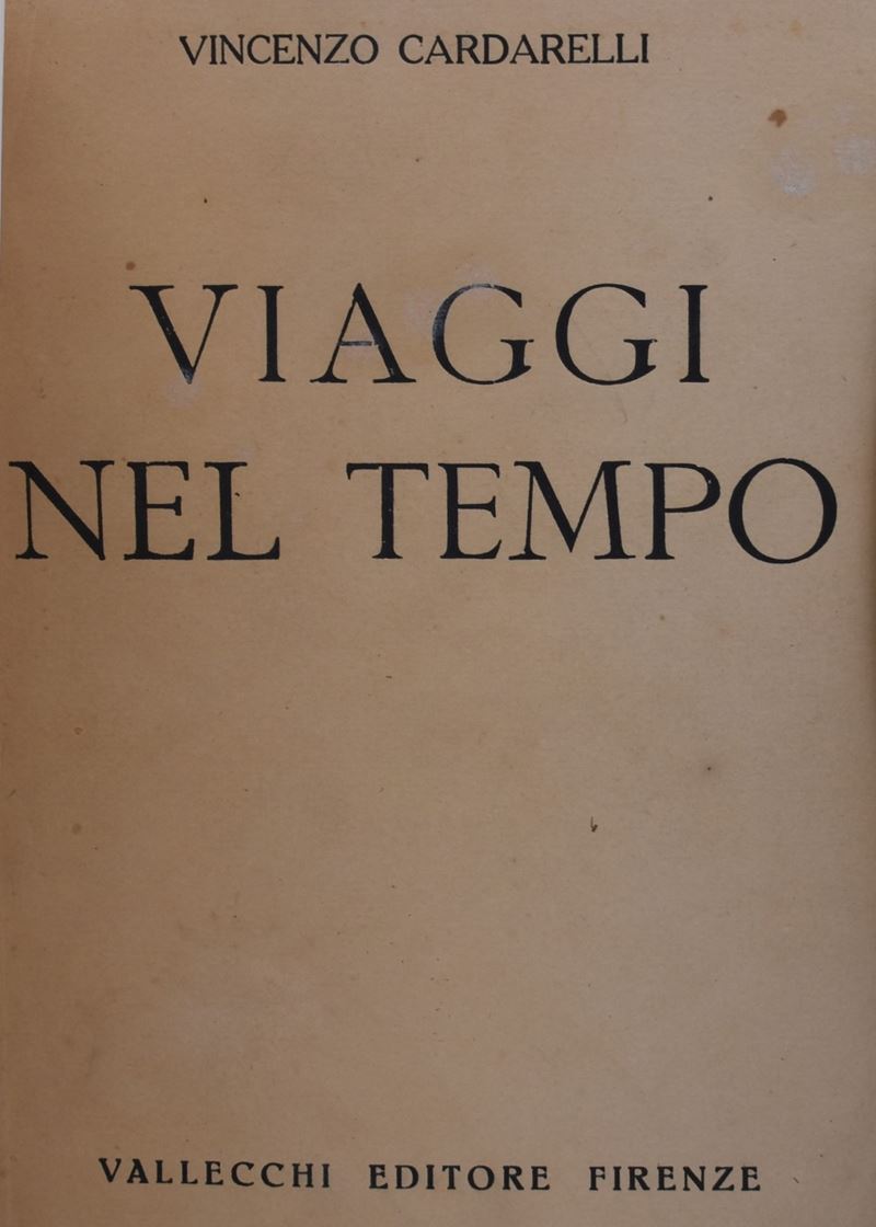 Cardarelli, Vincenzo. Viaggi nel Tempo. 1920.