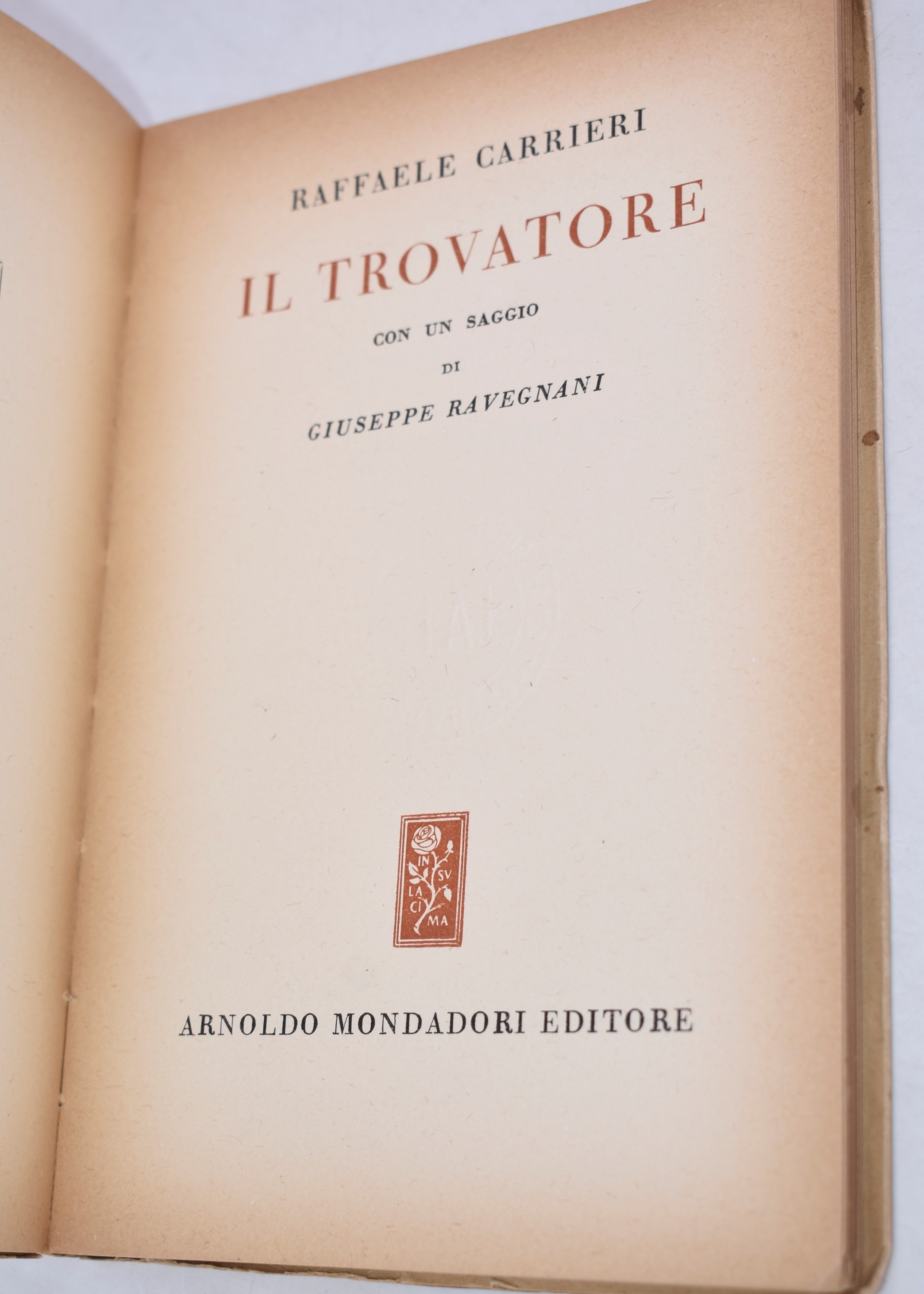 Carrieri, Raffaele. il Trovatore. 1953.