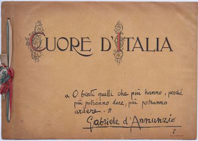 Castelnuovo, Arturo. Cuore D'italia. 1916.