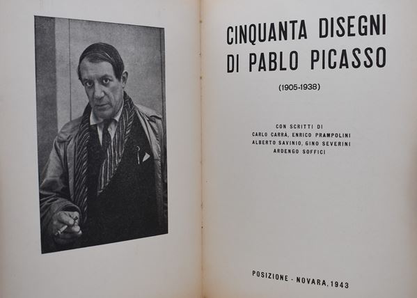 CINQUANTA DISEGNI DI PABLO PICASSO (1905-1938). 1943.