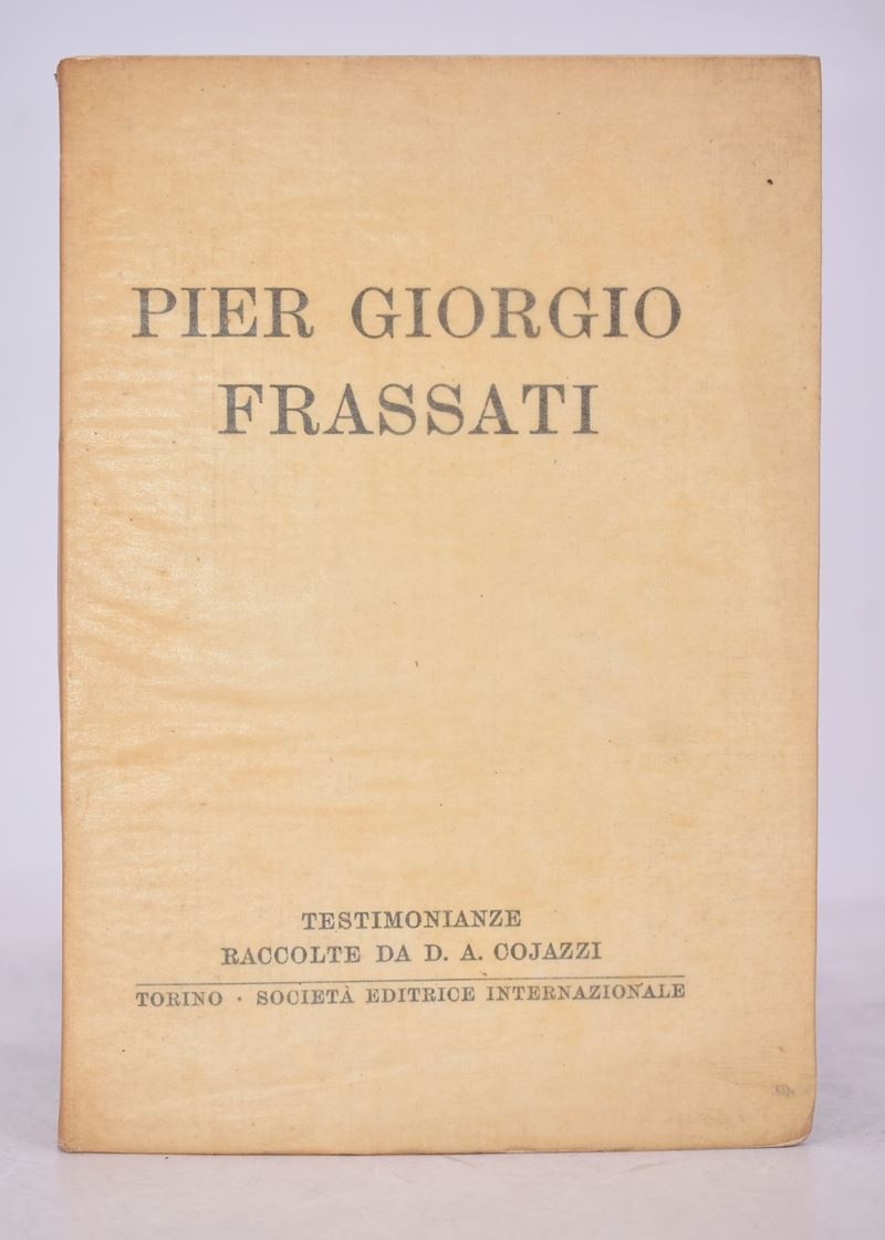 Cojazzi, Antonio Pier Giorgio Frassati. 1928.