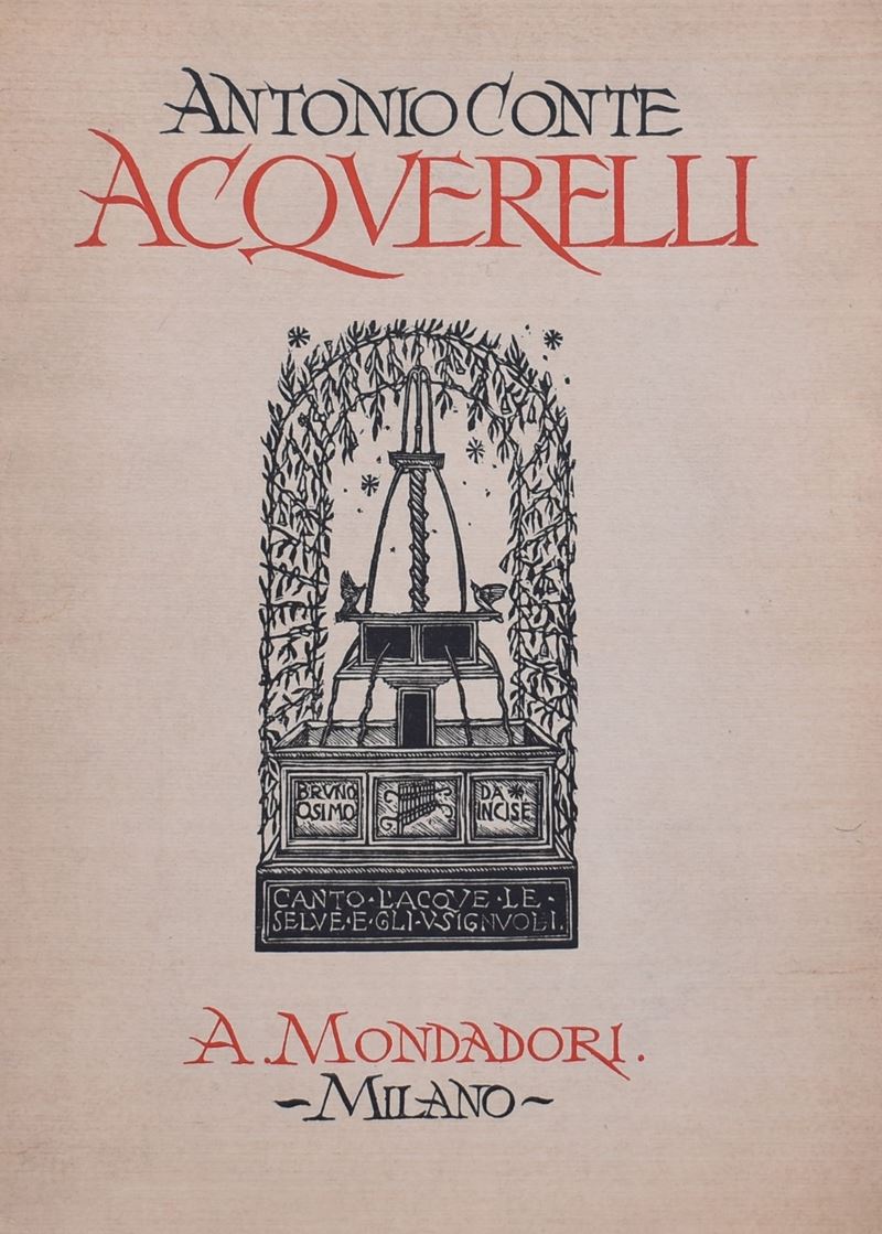 Conte, Antonio. Acquerelli. 1930.