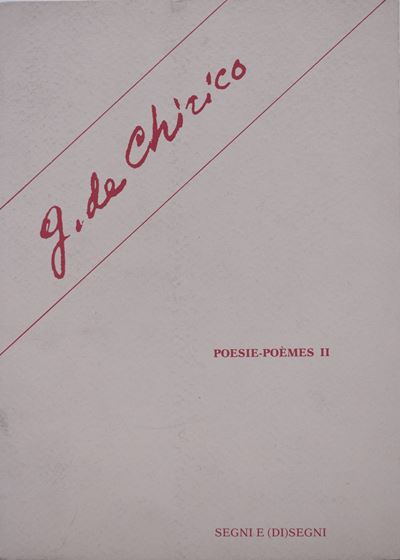 De Chirico, Giorgio. Poesie-poemes II. 1983.