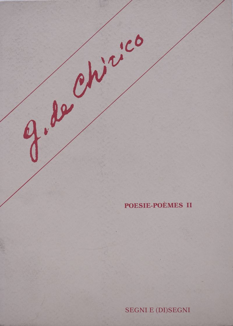 De Chirico, Giorgio. Poesie-poemes II. 1983.