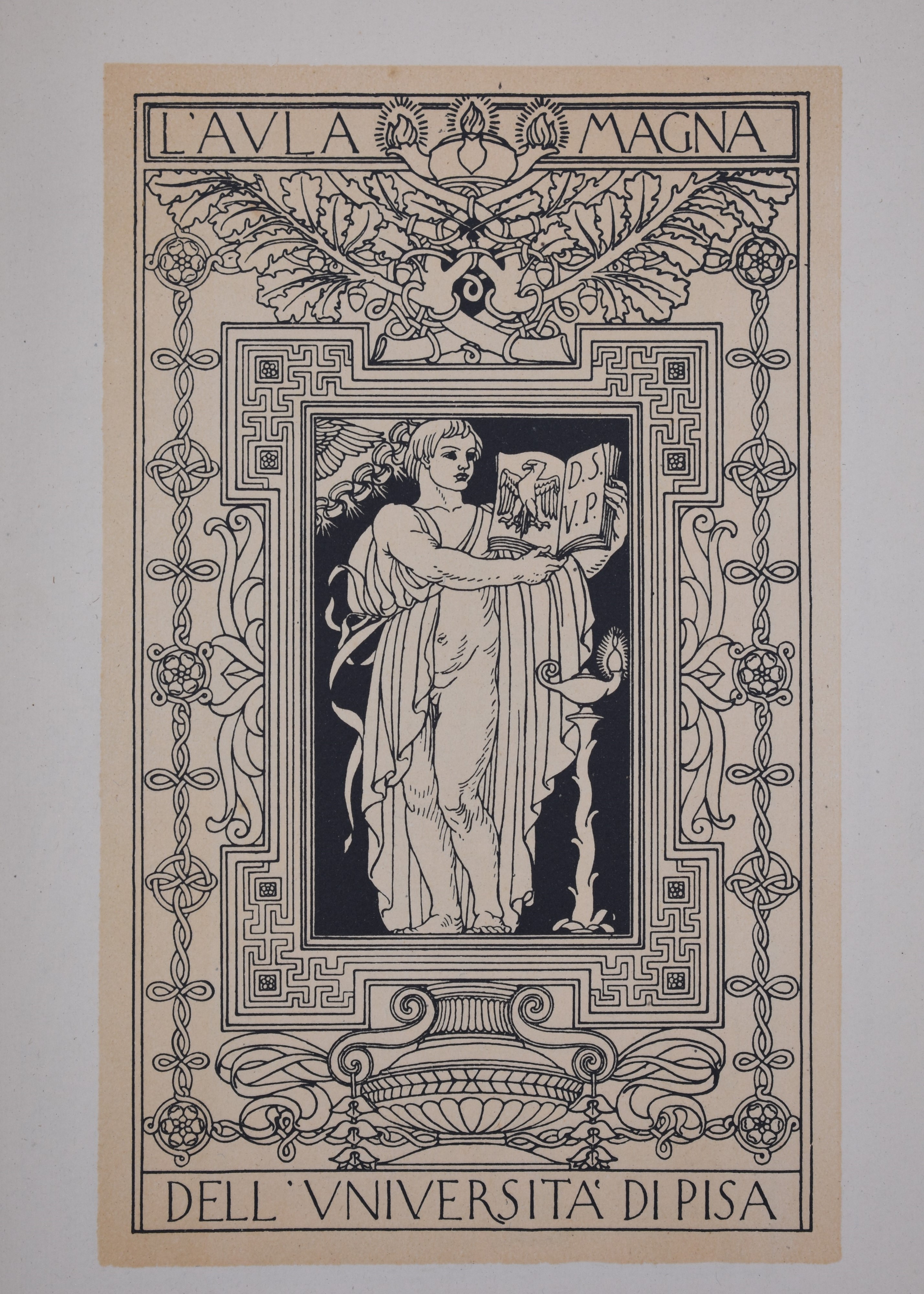 Federazione Universitaria Italiana L'aula Magna Dell'università di Pisa. 1921