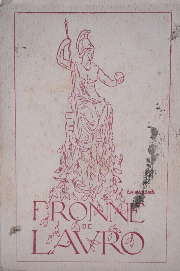 FRONNE DE LAURO. POESIE DIALETTALI ROMANE.  1930.  - Auction Ancient and rare books, italian first editions of 20th century - Bertolami Fine Art - Casa d'Aste