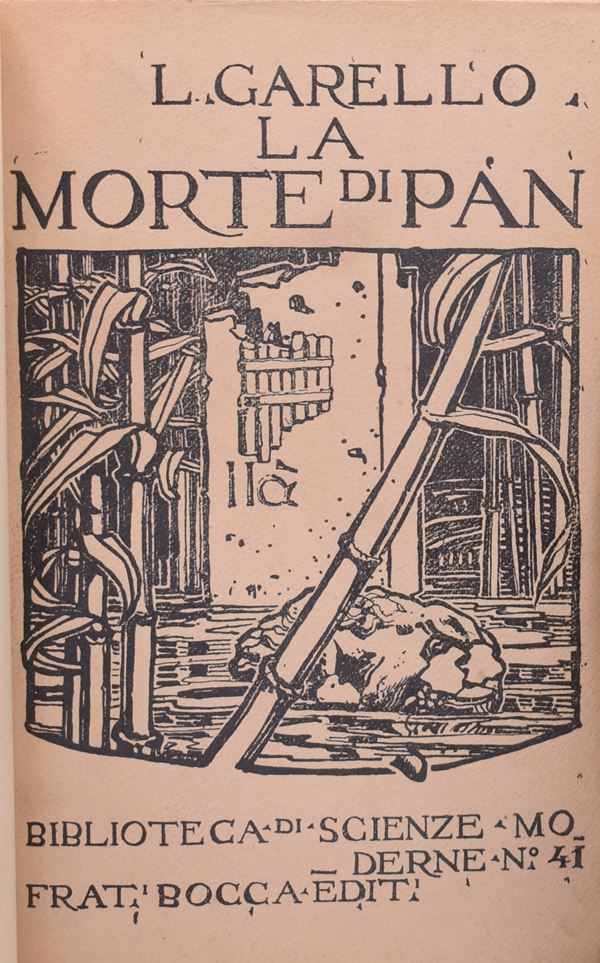 GARELLO, Luigi. LA MORTE DI PAN. PSICOLOGIA MORALE DEL MITO. 1908.