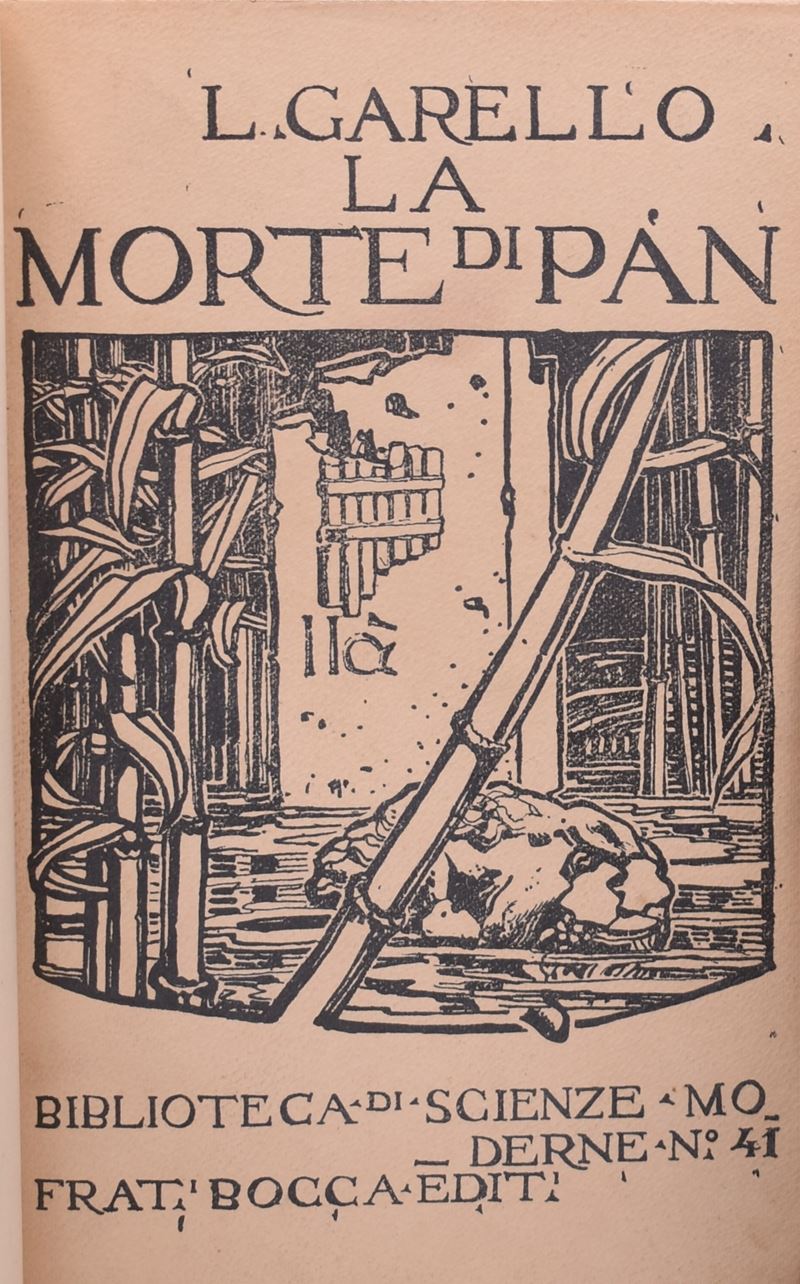 Garello, Luigi. la Morte di Pan. Psicologia Morale del Mito. 1908.
