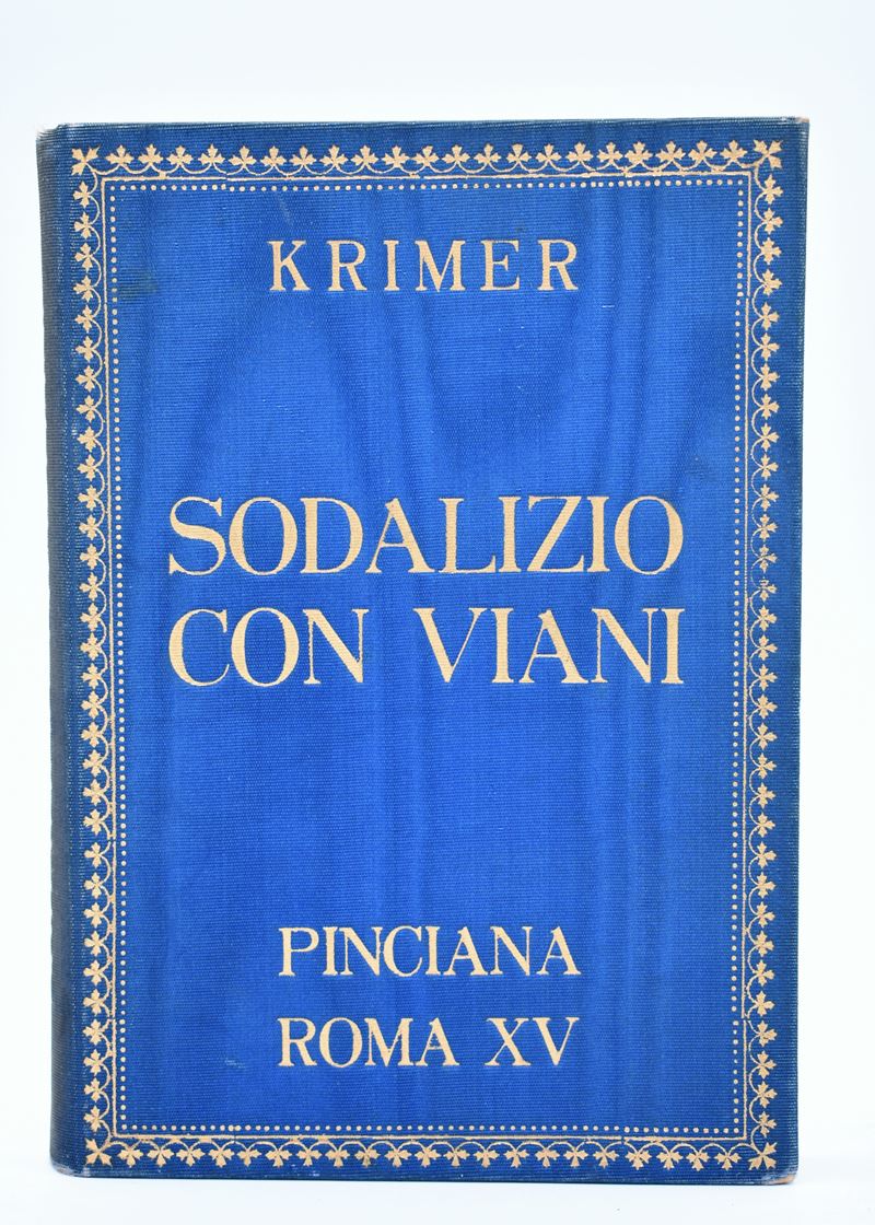 Krimer (cristoforo Mercati). Sodalizio con Viani. 1937.