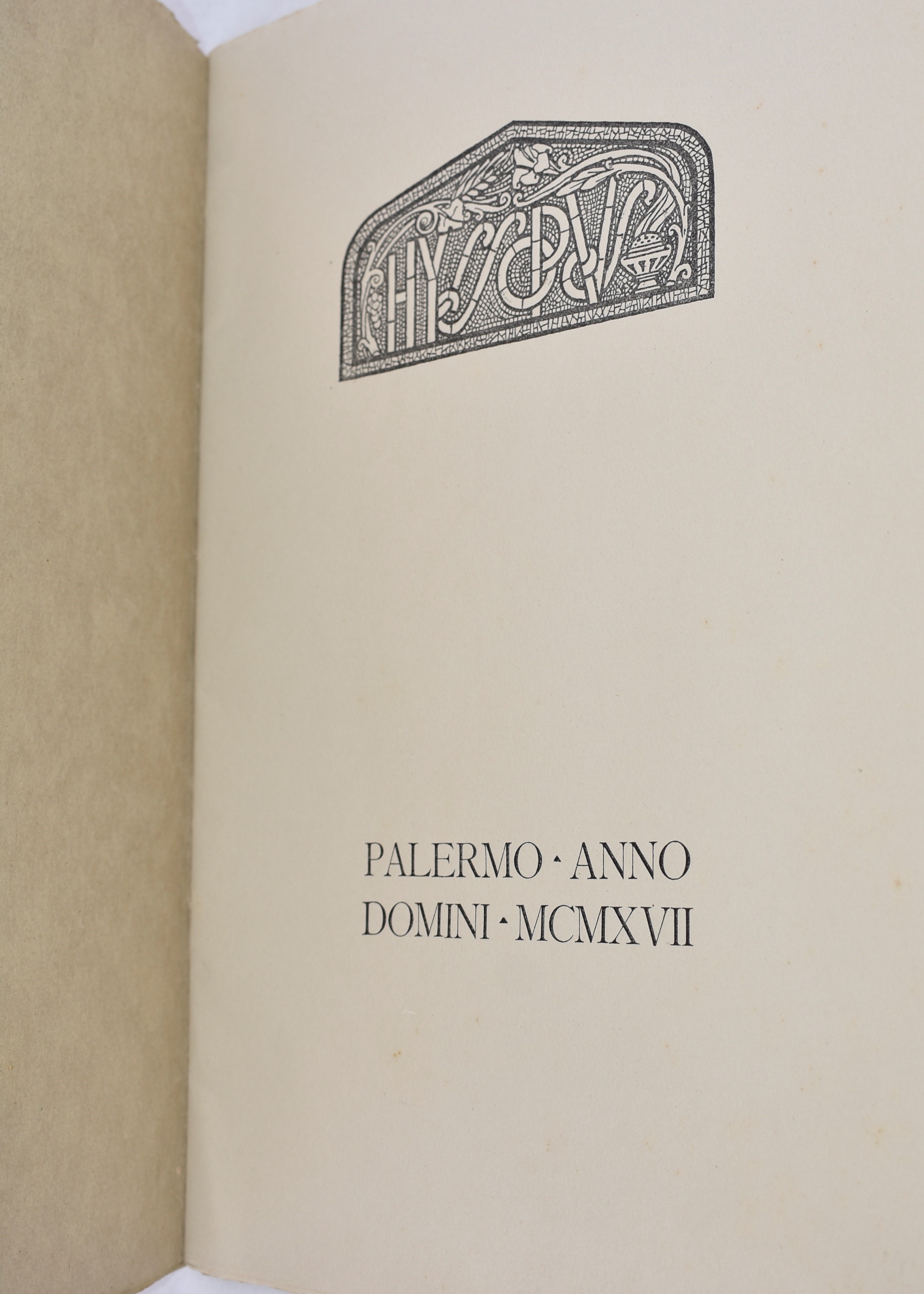 Leto, Achille. Hyssopus: le Due Sorelle. 1917.