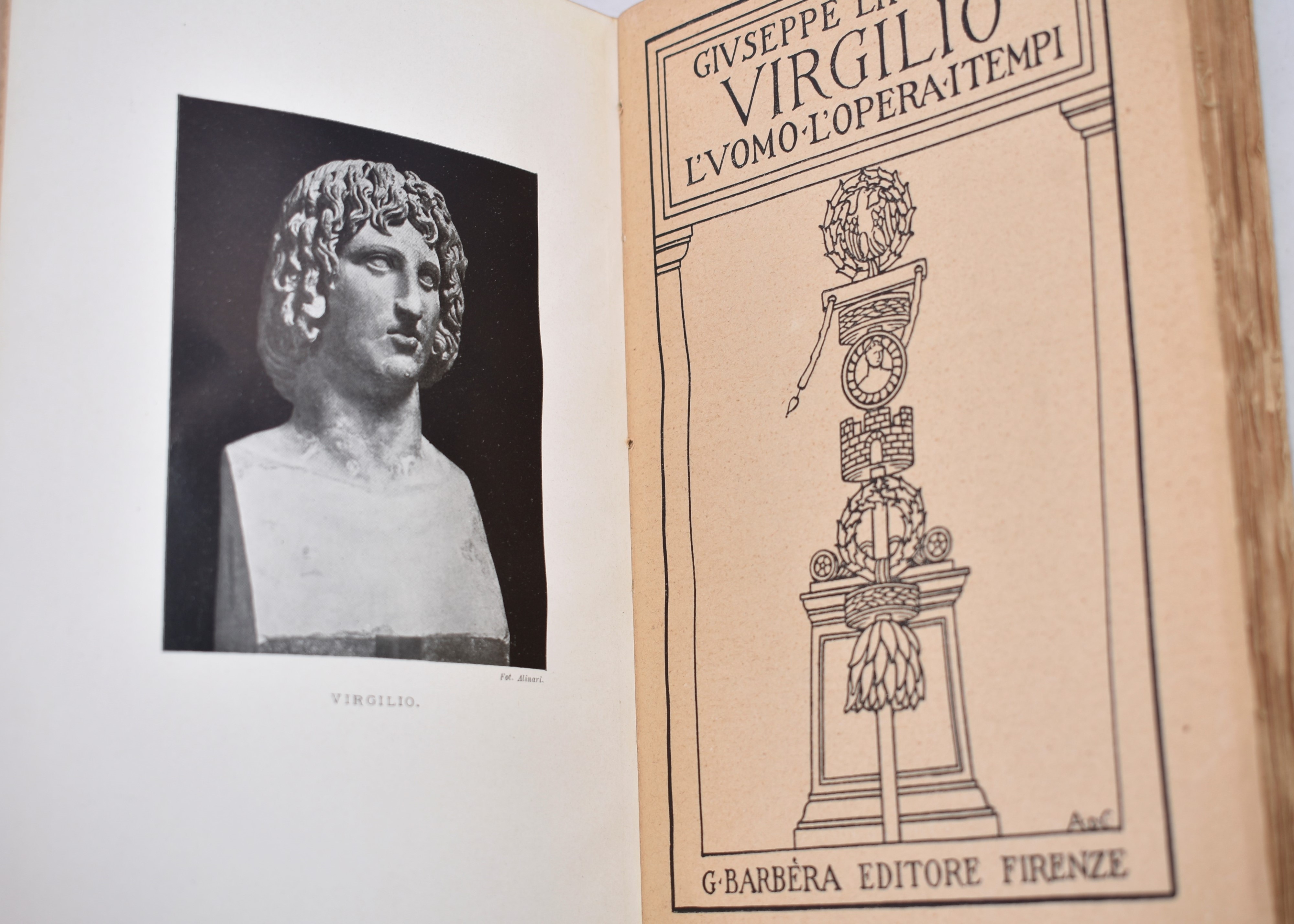 Lipparini, Giuseppe. Virgilio. L’uomo, L’opera, i Tempi. 1925.